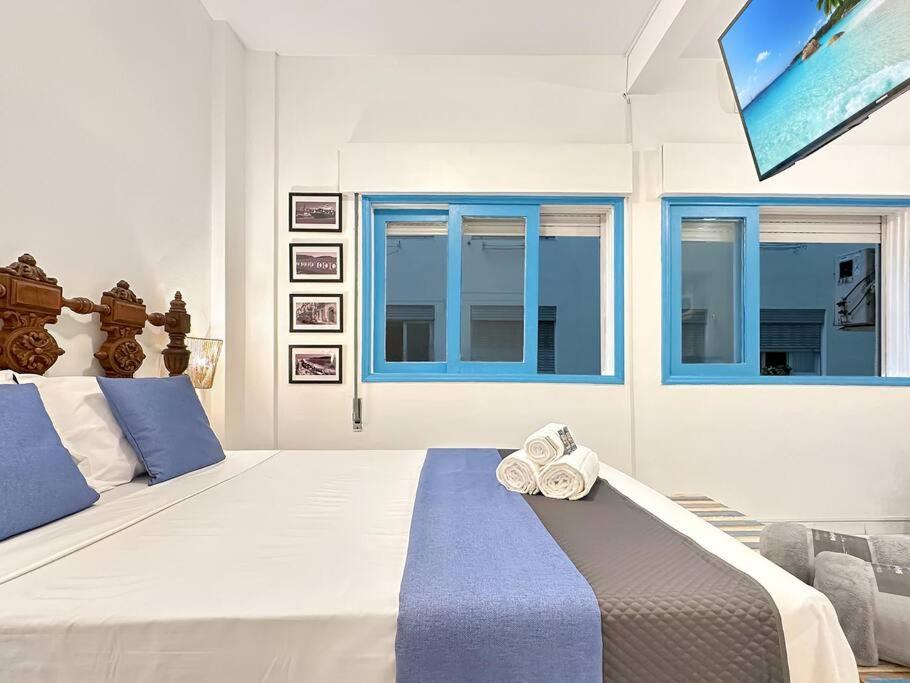 桑托斯Facing The Sea Ac Basilica Embare Bars&Restaurants公寓 外观 照片
